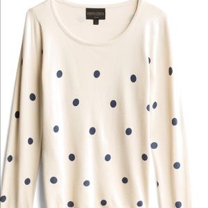 Beautiful brand new polka dot sweater. Worn once